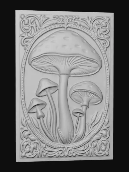 3D model for mushrooms