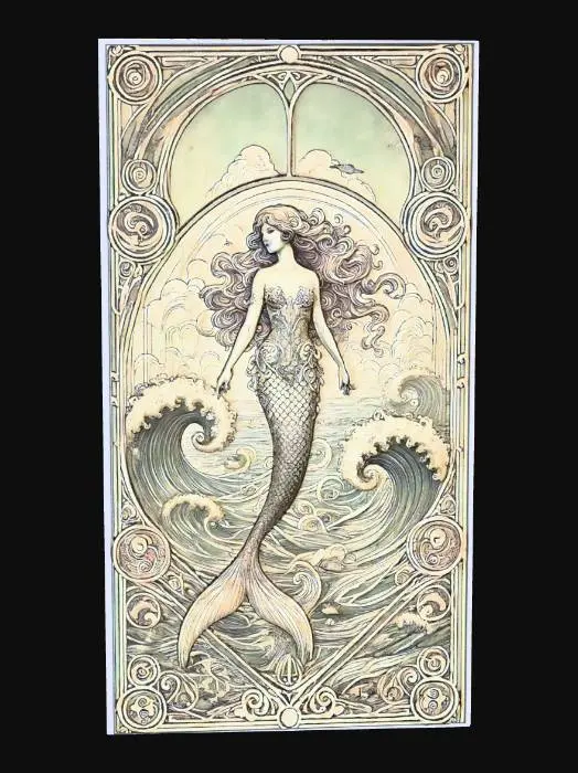 3D model for mermaid99