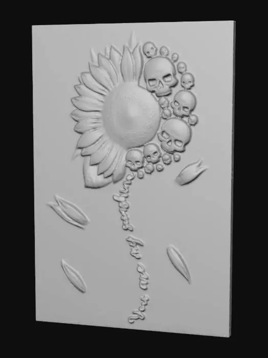 3D model for skullflower