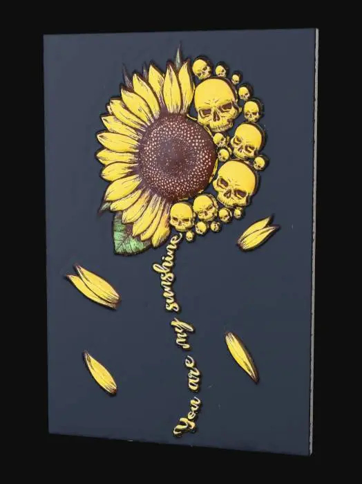 3D model for skullflower