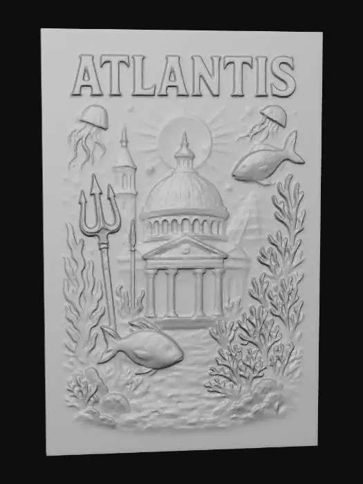 3D model for atlantis card