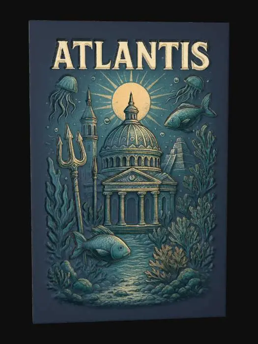 3D model for atlantis card