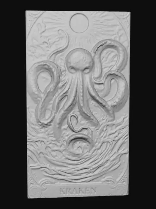 3D model for krakem card