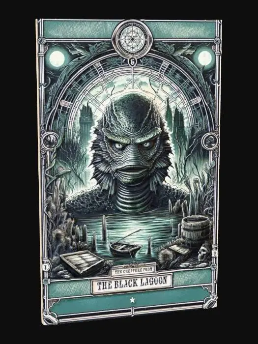 3D model for black lagoon card