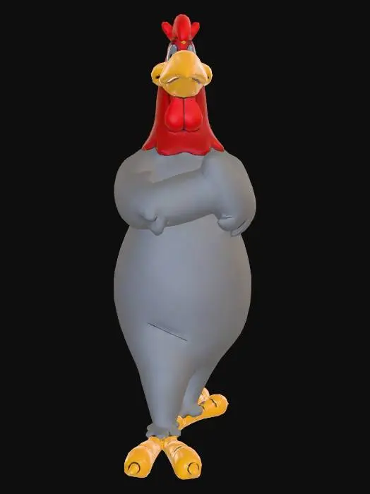 3D model for foghorn leg horn