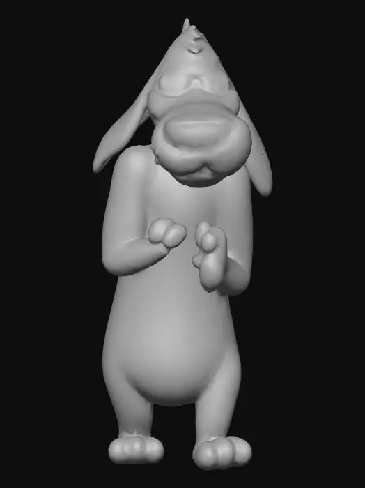 3D model for loony toon dog