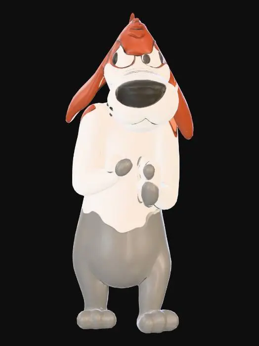 3D model for loony toon dog