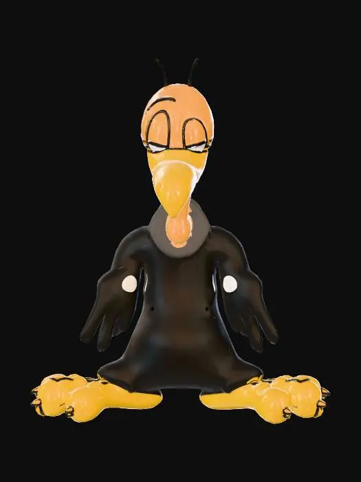 3D model for beacky buzzard