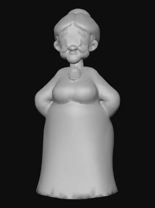3D model for granny loony toons