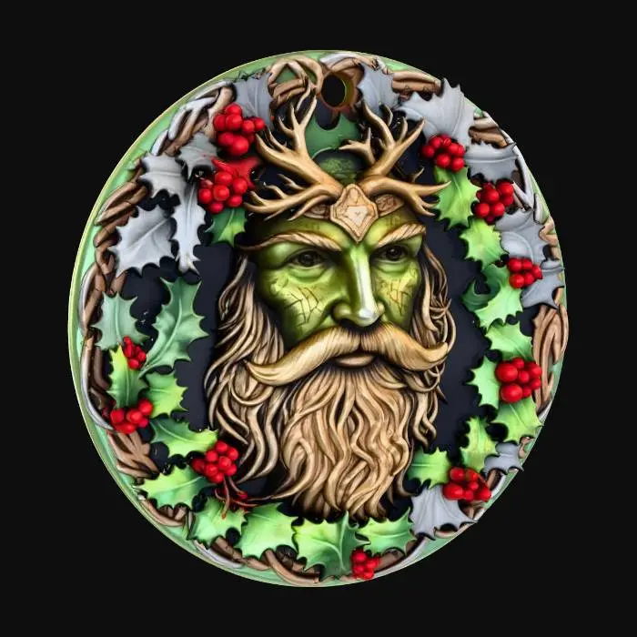3D model for Green Man st nick