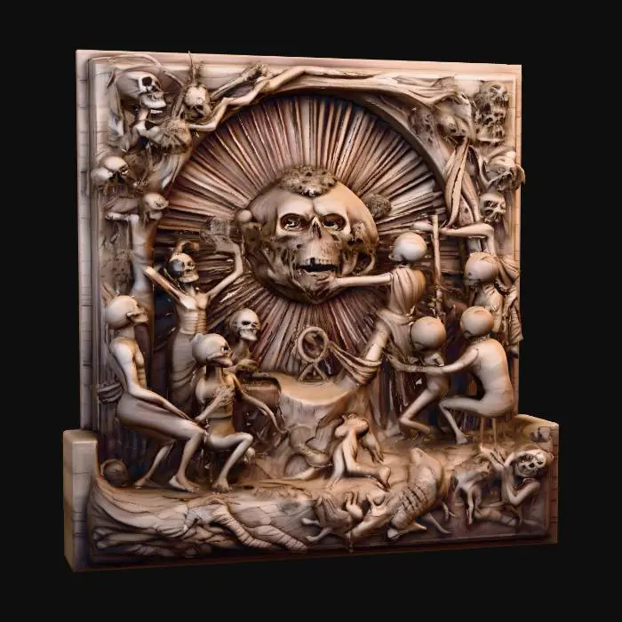 3D model for templa of dead