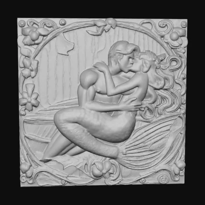 3D model for mermaids kiss