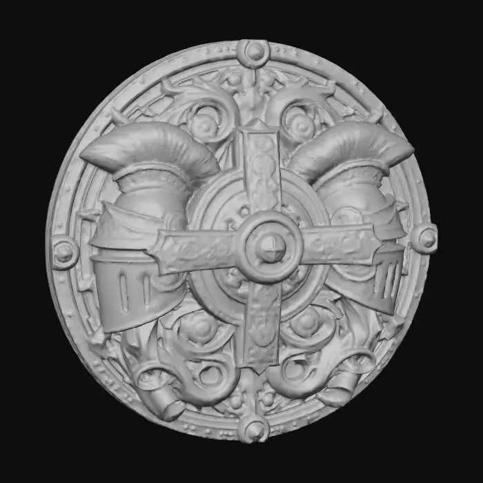 3D model for knigh medallion 5