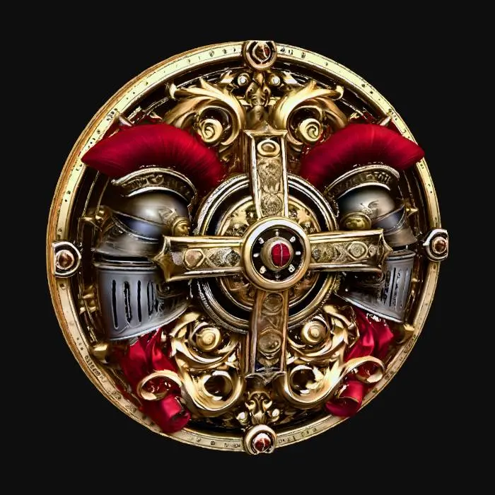 3D model for knigh medallion 5