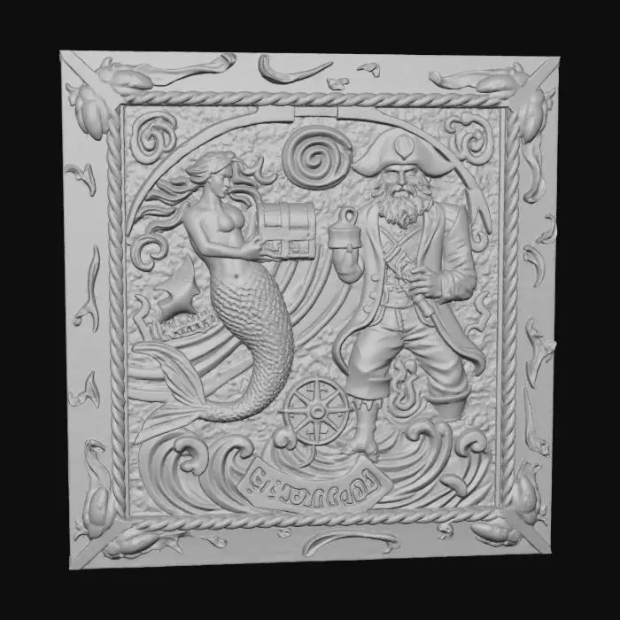 3D model for Sea Legends Carving