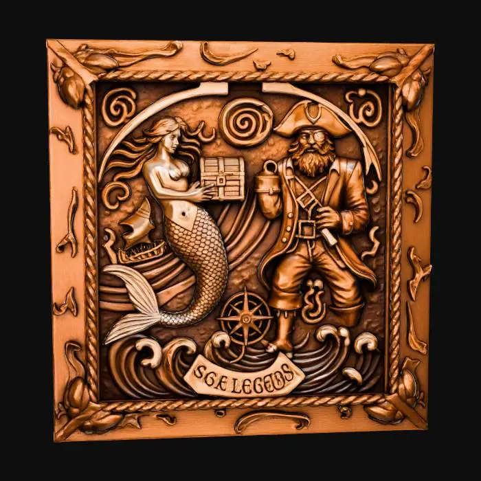 3D model for Sea Legends Carving