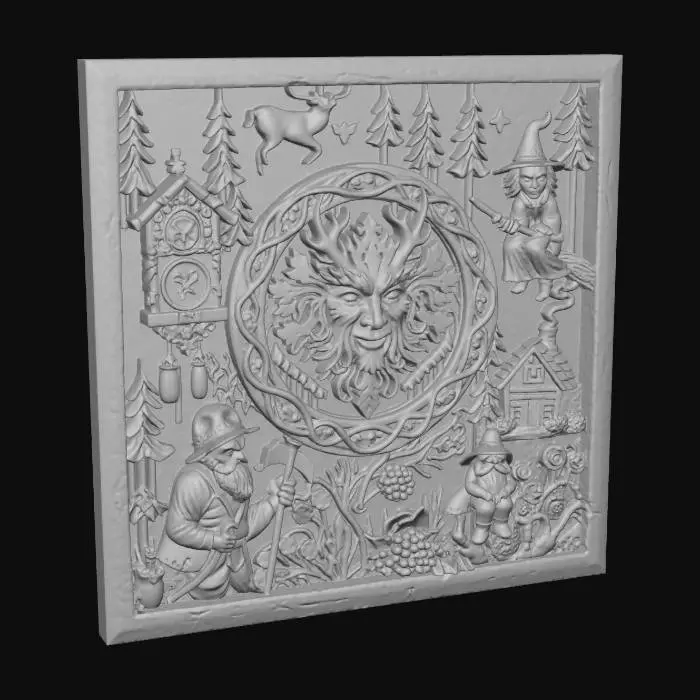 3D model for Forest Enchantment Woodwork