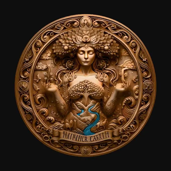 3D model for mothrt earth