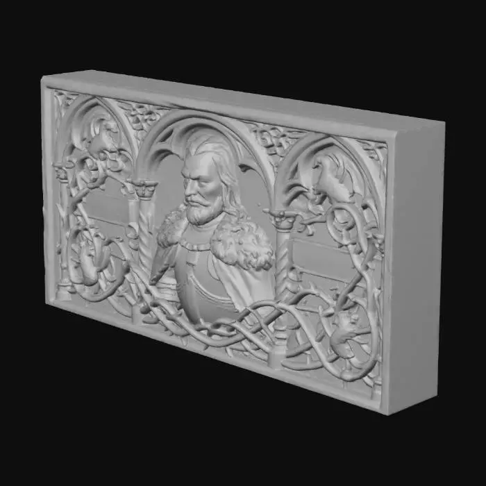 3D model for Carved Portrait of Vlad the Impaler
