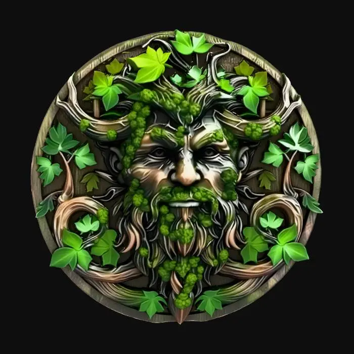 3D model for Green Man Sculpture