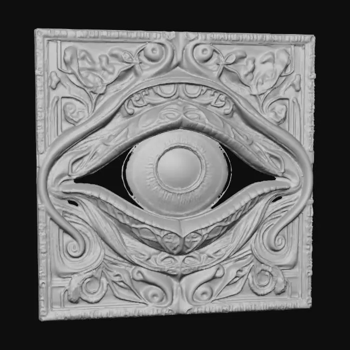 3D model for great eye 2