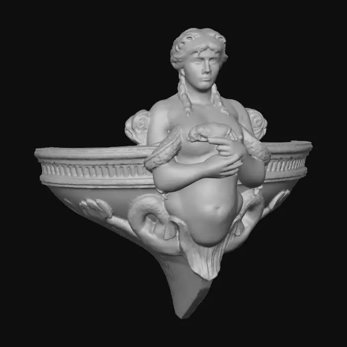 3D model for maid dish2