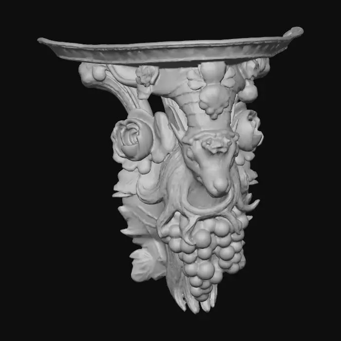 3D model for gothic Corbel 3
