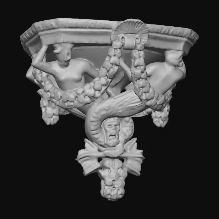 3D model for mermaid shelf 5