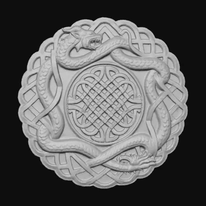 3D model for celtic dragon