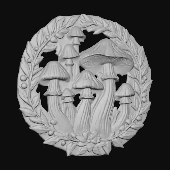 3D model for mushrooms