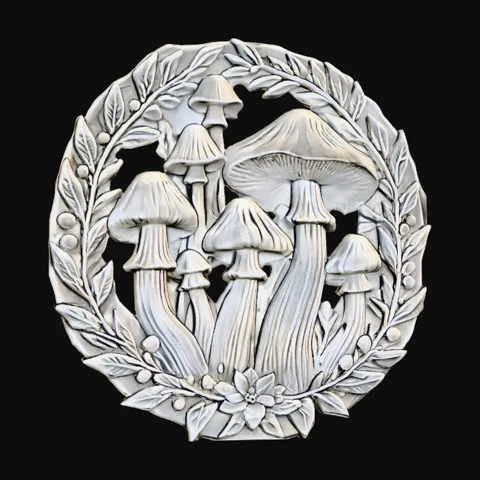 3D model for mushrooms