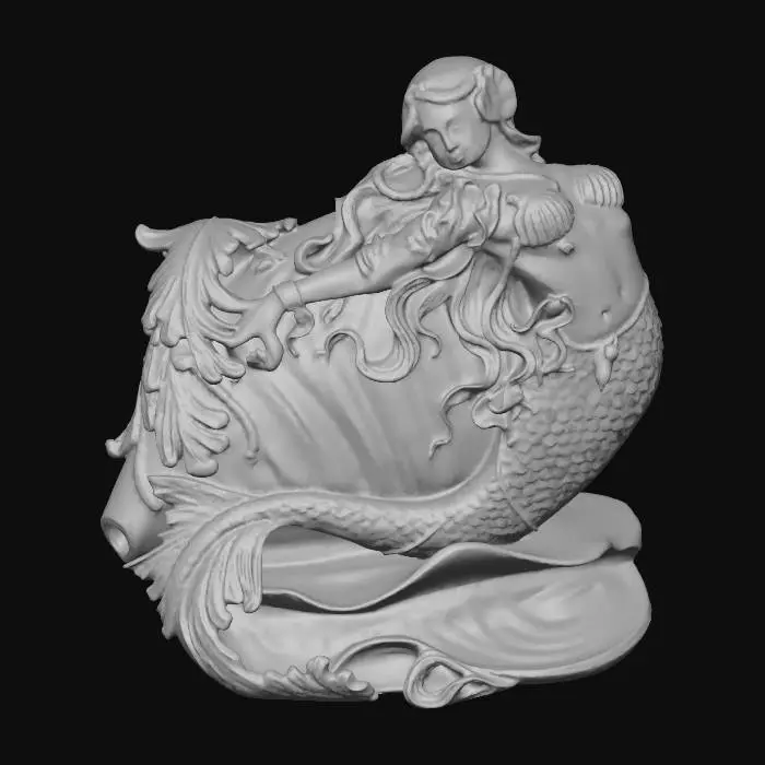3D model for mermaid 449