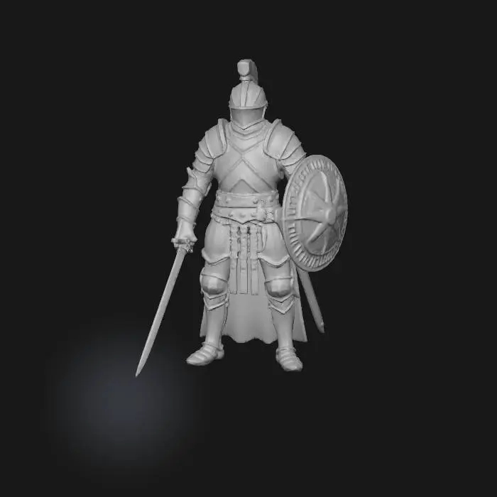 3D model for knight 4