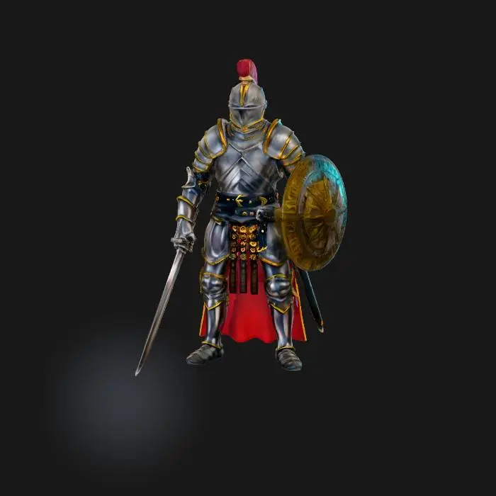 3D model for knight 4