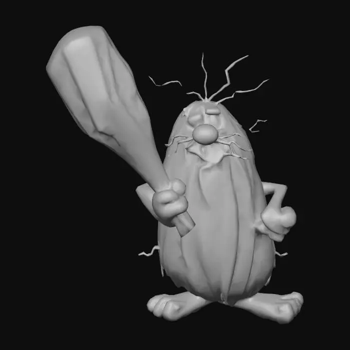 3D model for capton cave man