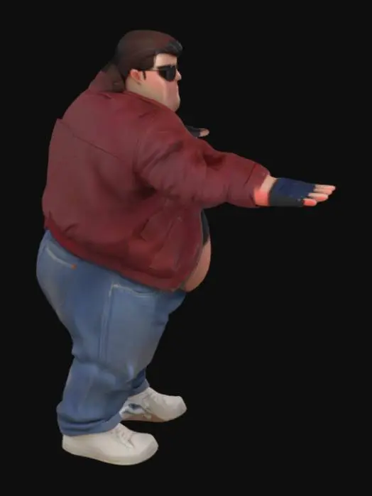 3D model for Hackerman T-Posing