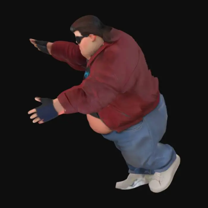 3D model for Hackerman T-Posing