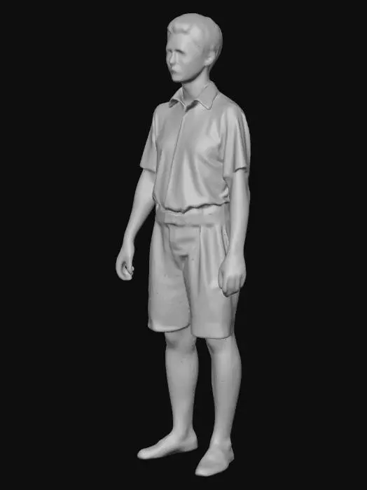 3D model for Student in Uniform.