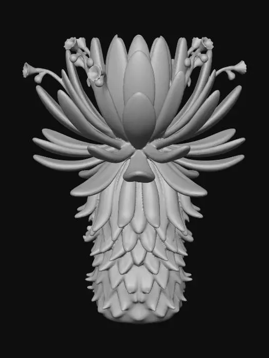 3D model for Frailejon