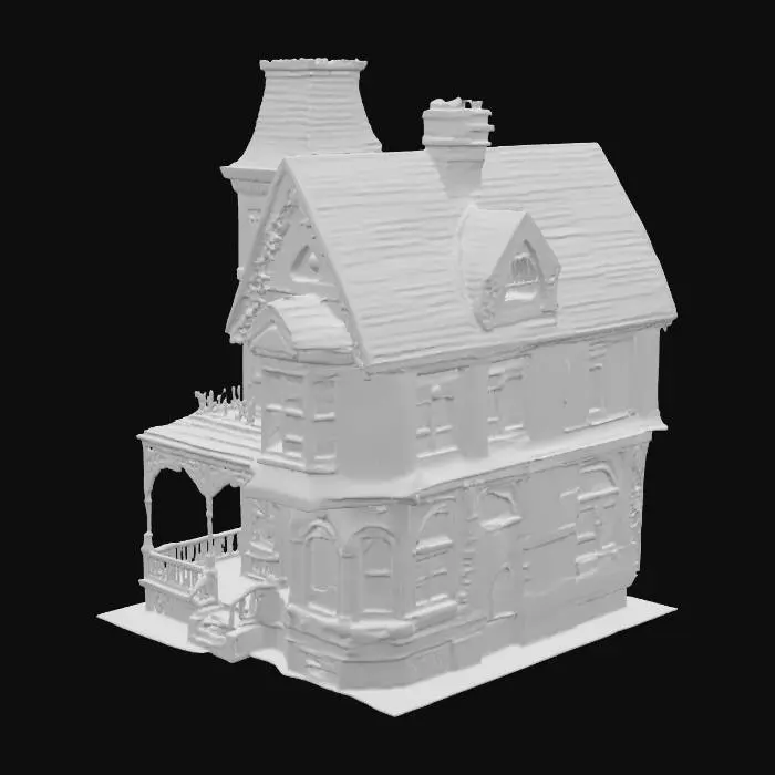 3D model for Victorian Dollhouse Display
