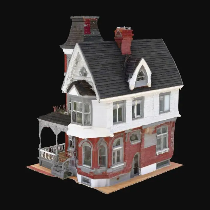 3D model for Victorian Dollhouse Display