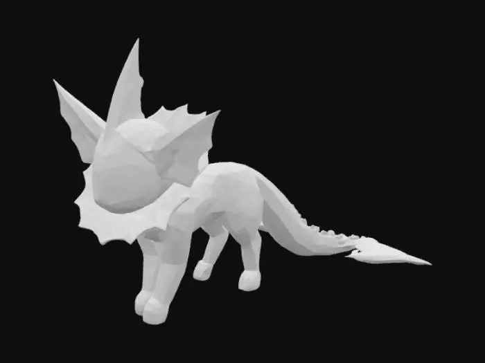 3D model for Vaporeon