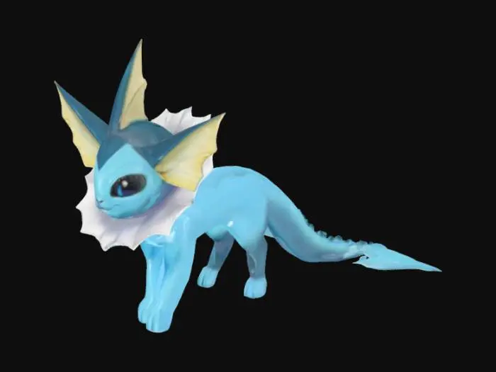 3D model for Vaporeon