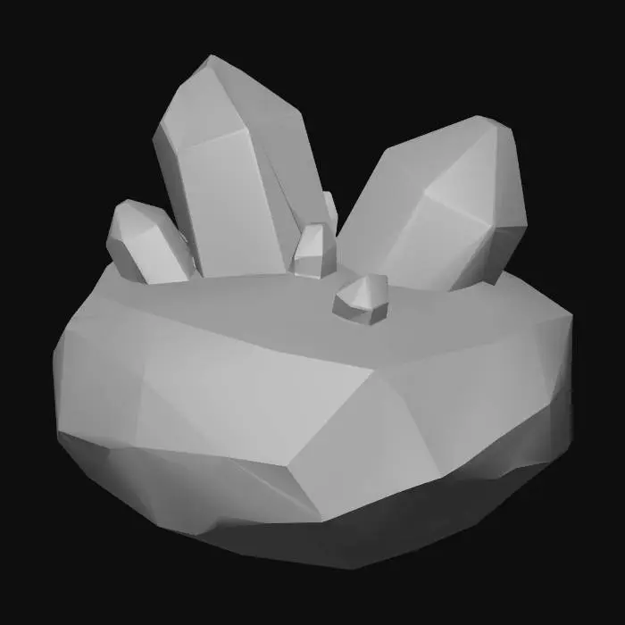 3D model for Floating Geode
