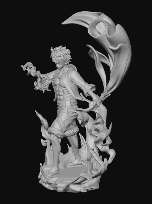 3D model for Luffy Onigashima
