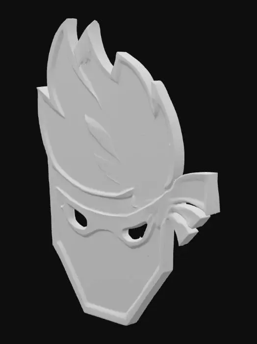 3D model for ninja logo