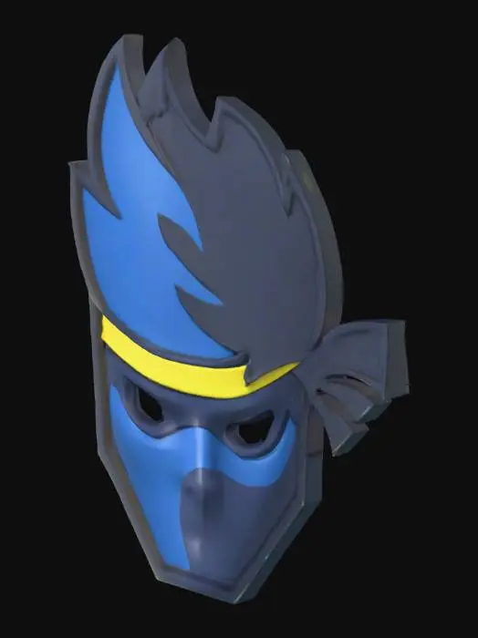 3D model for ninja logo