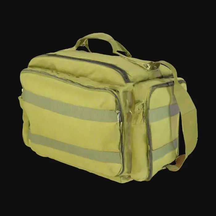 3D model for military long bag, olive color