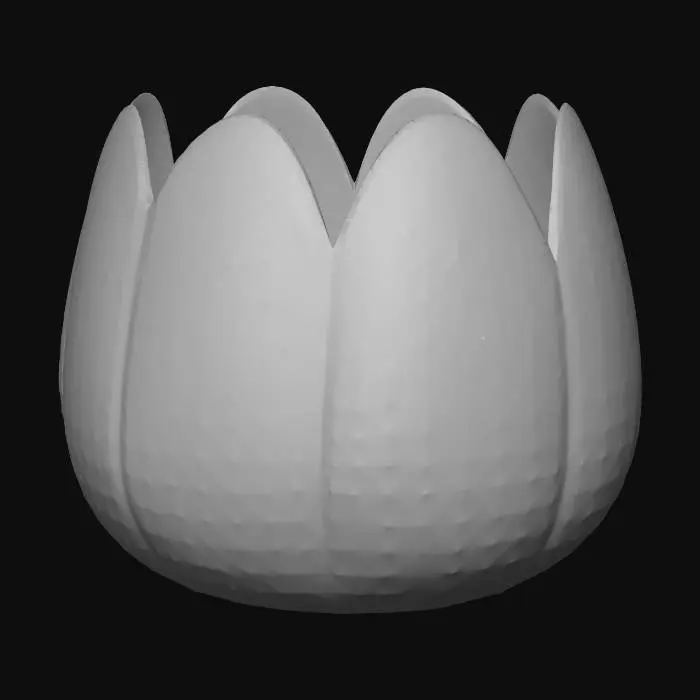 3D model for blumen teelicht