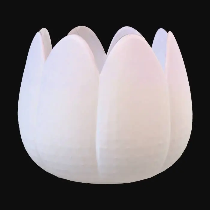 3D model for blumen teelicht